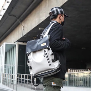 (Sẵn) Balo unisex Ulzzang đi học/đựng lap hàng loại 1 kèm ảnh thật