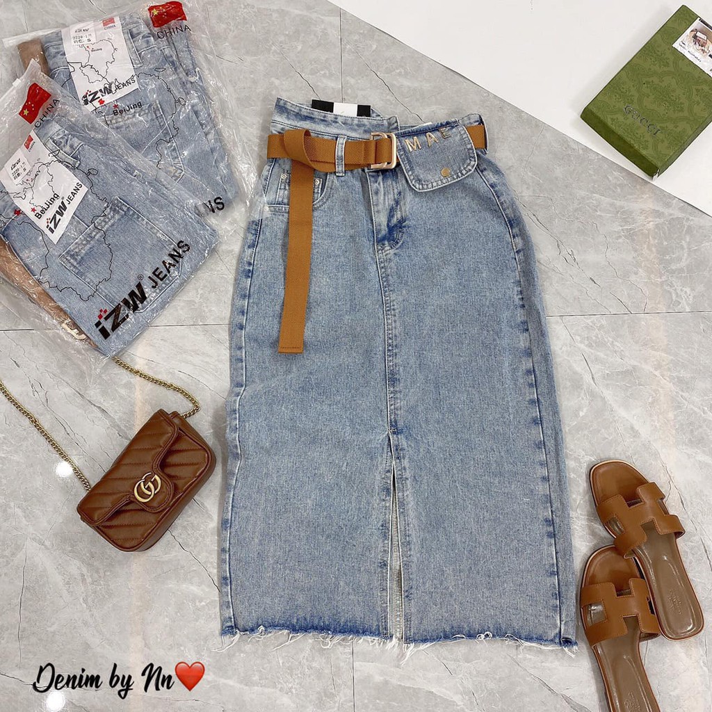 CHÂN VÁY THÊU CHỮ TÚI NÁP mã 1257(Kèm ảnh thật,video) | BigBuy360 - bigbuy360.vn