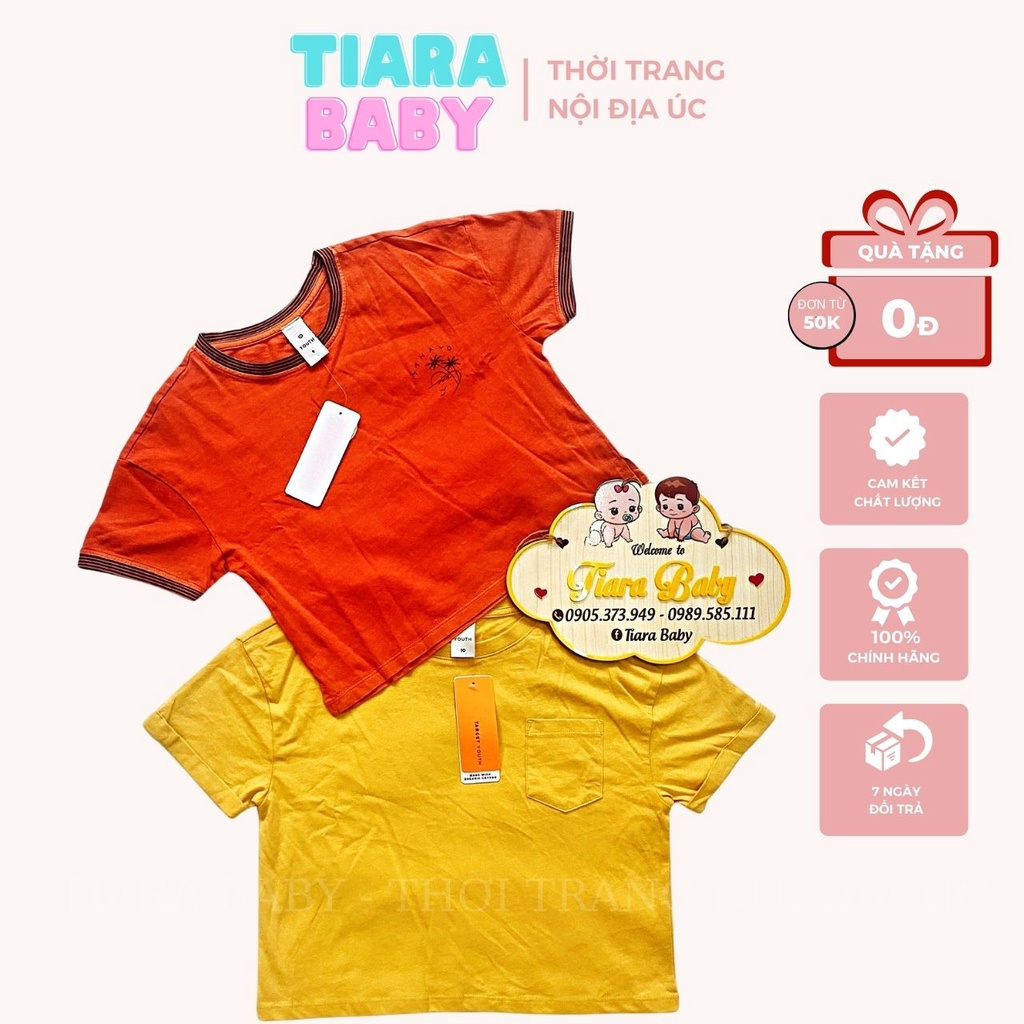 Áo phông cho bé gái, áo croptop chất thun cotton cao cấp co giãn cho bé gái 10 tuổi