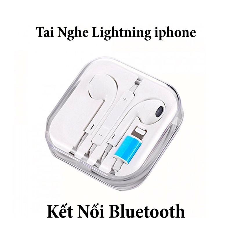 Tai Nghe Chân Lightning Tương Thích iphone 7/7Plus/8/8 Plus/ X/ Xs Max/ 11 / 11 Pro Max - Kết Nối Bluetooth