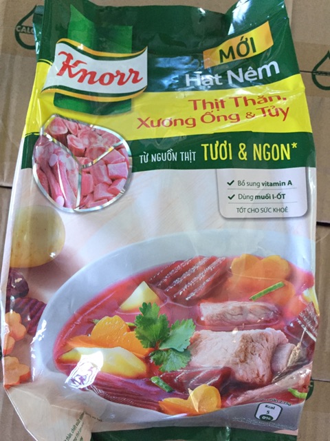 Hạt nêm knor thịt thăn xương ống và tủy 900g