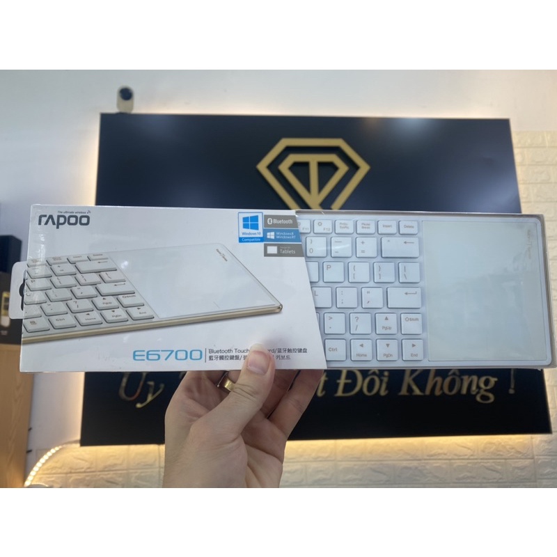 Bàn phím kèm chuột không dây rapoo e6700 new