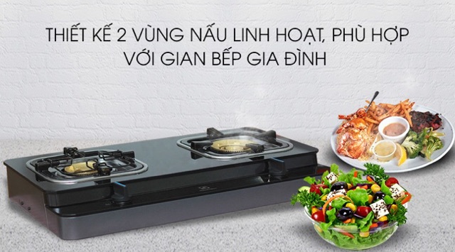 Bếp gas Electrolux ETG728GKR - MỚI 100% , tặng kèm DÂY GAS