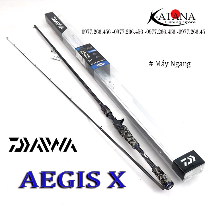 Cần Câu Lure DAIWA AEGIS X - Máy Đứng. Máy Ngang