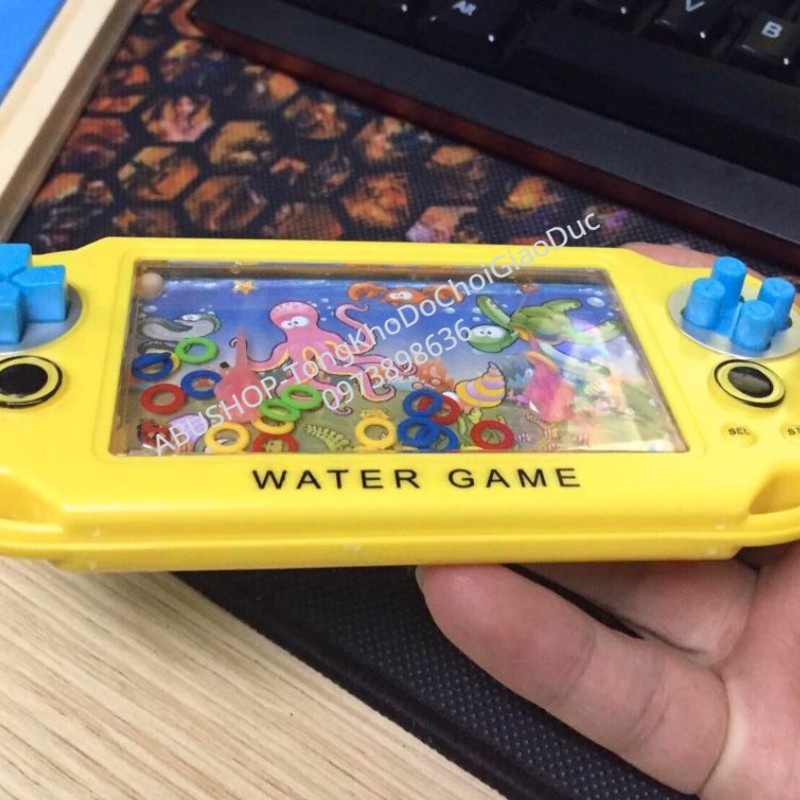 Máy chơi game BẮN VÒNG NƯỚC đồ chơi rèn luyện kỹ năng cho bé