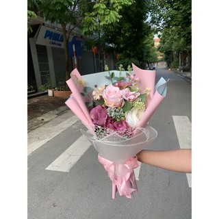 Hoa bó giá rẻ nhiều mẫu - hoa lụa giá rẻ cao cấp hà nội