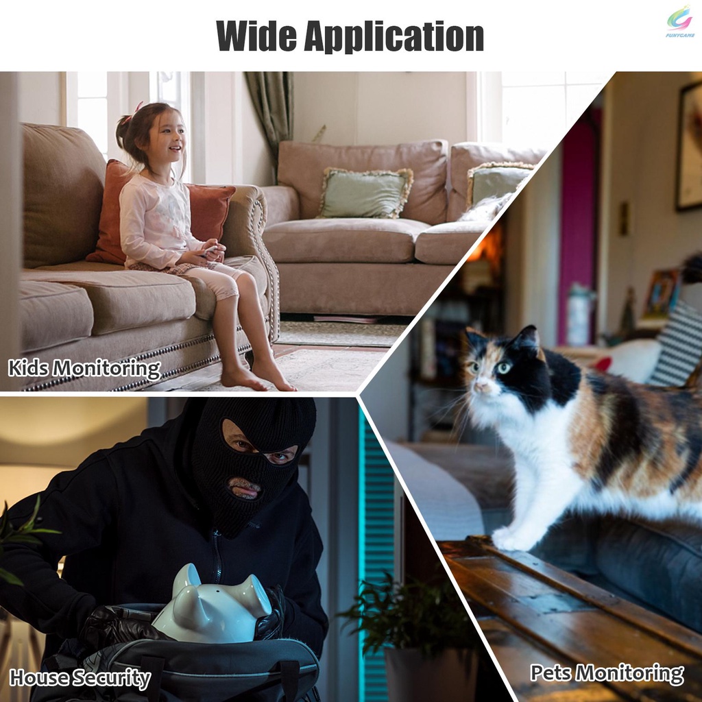 Camera An Ninh Fy 1080p Wifi 150 Góc Rộng 64gb | BigBuy360 - bigbuy360.vn