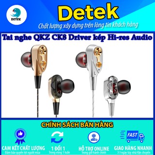 Tai nghe nhét tai QKZ CK8 Driver kép Hi-res Audio