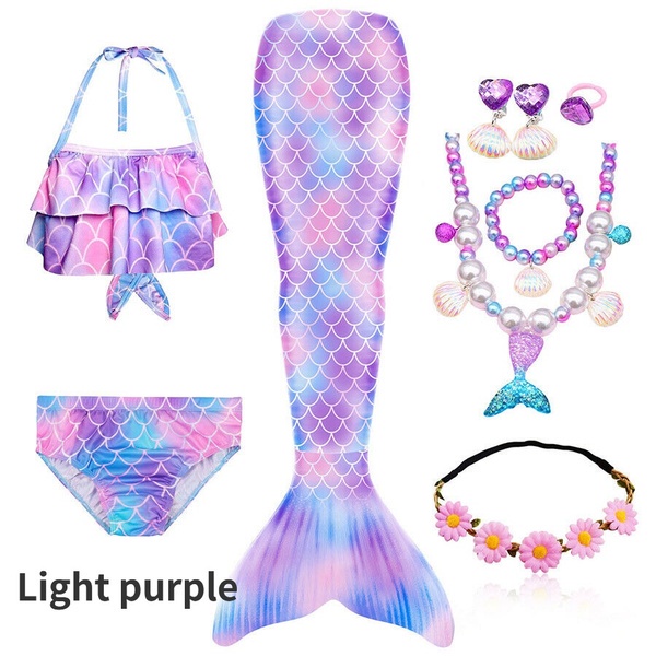 Đồ Bơi Có Đuôi Nàng Tiên Cá Cho Bé Gái