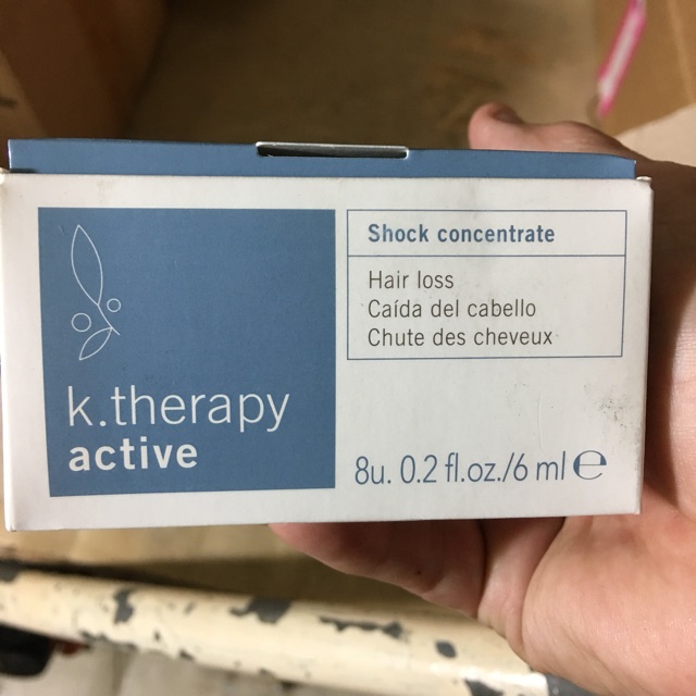 Tinh chất chống rụng Lakme K.therapy Active Shock Concentrate 8mlx6