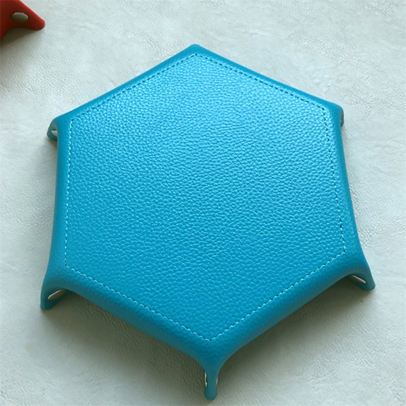 Khay Đựng Kẹo Bằng Nhung Hình Lục Giác Có Thể Gấp Gọn Tiện Dụng