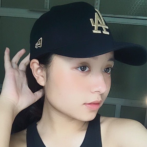 Mũ lưỡi trai, Nón kết xuất khẩu Zeni Store L.A đen logo vàng thêu chữ nổi Siêu HOT Freeship, Full Hộp