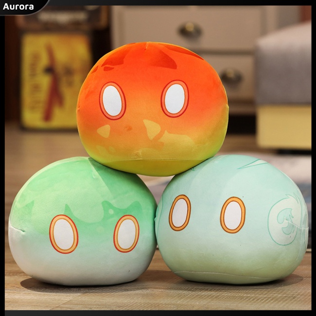 Thú Nhồi Bông Hình Nhân Vật Hoạt Hình Aurora Genshin Va Chạm Slime