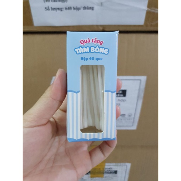 TĂM BÔNG NGOÁY TAI TÚI 40 QUE - HÀNG TẶNG