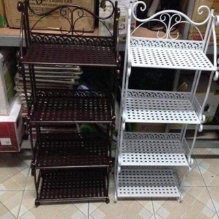 Kệ sắt 4 tầng sơn tĩnh điện