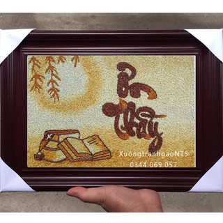 [size 20x30] Combo làm tranh gạo Ơn Thầy II