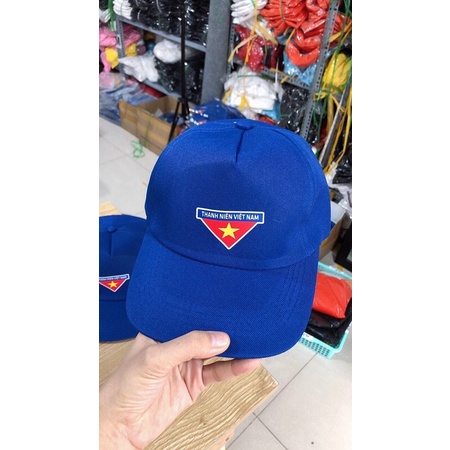 Nón Đoàn thanh niên in logo bền đẹp