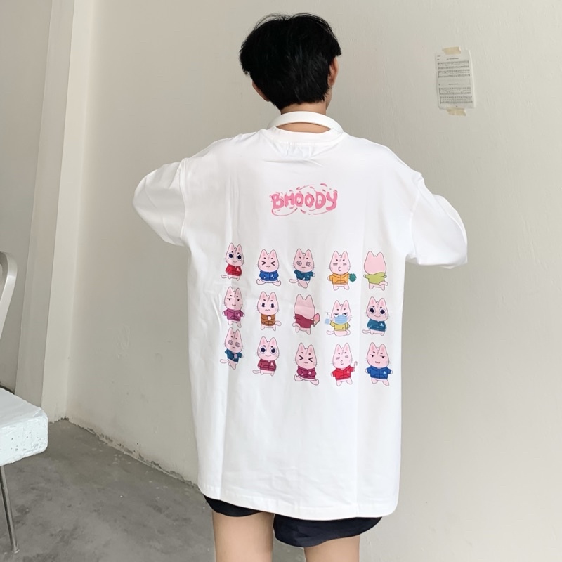 ÁO THUN CAO CẤP BRAND BMOODY ——- “EMOTION CAT”.