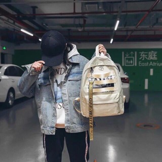 Balo thời trang white off
