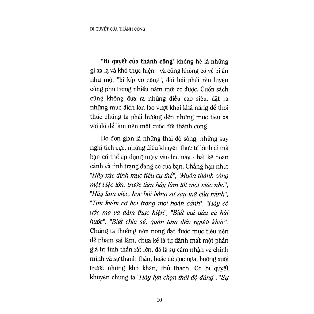 Sách Bí Quyết Của Thành Công (Khổ Nhỏ) - First News - FIN