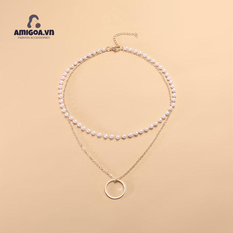 ✨✨Vòng Cổ Chuỗi Ngọc Trai Nhân Tạo Tự Nhiên Khí Chất Thời Trang Nữ Tính Thiết Kế Cảm Giác Tối Đa