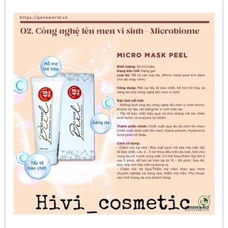 Micro mask peel tẩy tế bào chết da