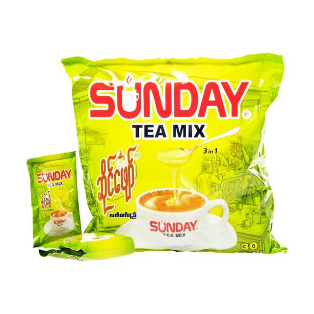 Trà sữa Sunday Teamix Myanmar 30 gói (750g)