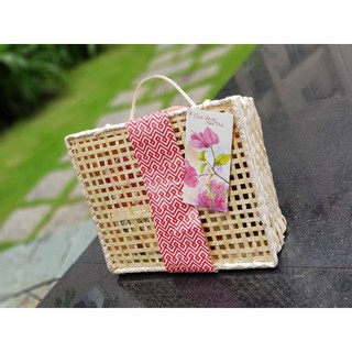 Hộp quà mây tre đan 30*40cm