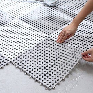 Tấm lót sàn / thảm nhựa lỗ lót sàn, chống trơn trượt / kháng khuẩn cho sàn nhà tắm / nhà bếp. Lắp ghép dễ dàng