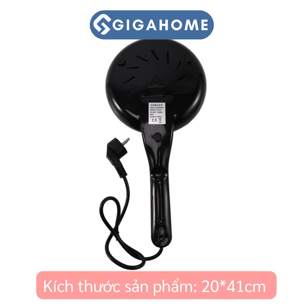 Chảo Điện Làm Bánh Crepe, Bánh Tráng Đa Năng GIGAHOME Siêu Chống Dính 10227