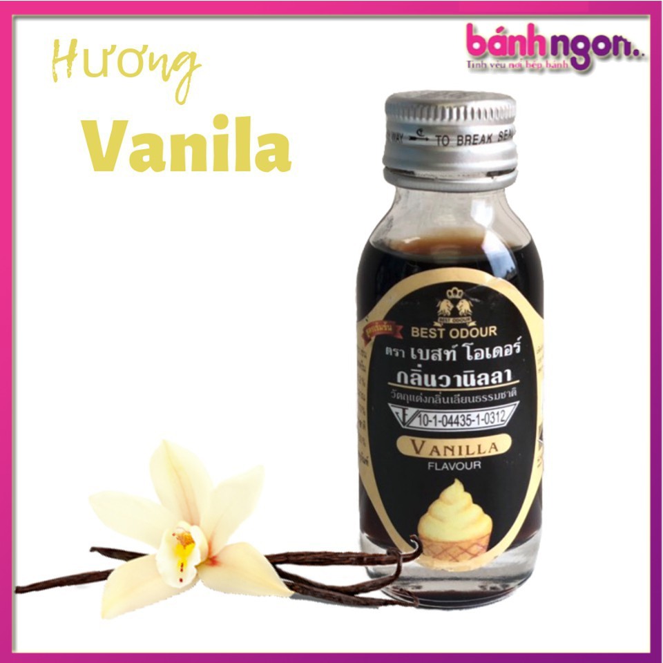 Tinh Dầu Hương VANILLA Best Odour Thái Lan Chai 60ml