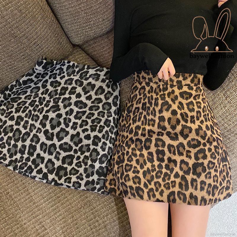 Chân Váy Ngắn Họa Tiết Da Báo Thời Trang Cho Nữ | BigBuy360 - bigbuy360.vn