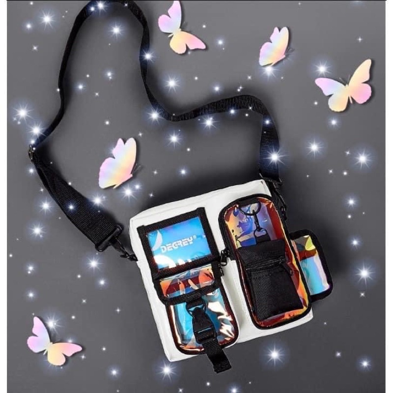 Túi Đeo Chéo Degrey Hologram Cao Cấp 2810 Clothes Shop Phong Cách Unisex Chất Dù Chống Nước | BigBuy360 - bigbuy360.vn