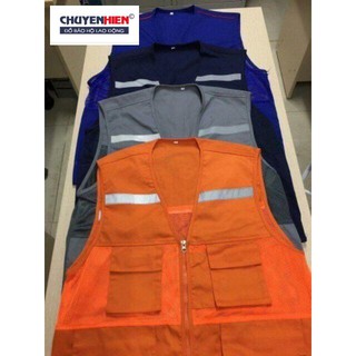 Áo Gile kỹ sư vải kaki phối lưới hàng loại 1 chất đẹp