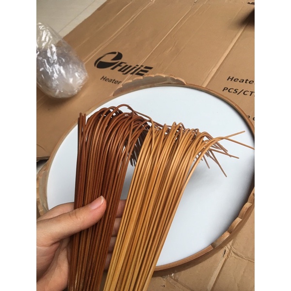 Set 10 Nan lồng choè  than uốn sẵn vai, trúc già đã được xử lý