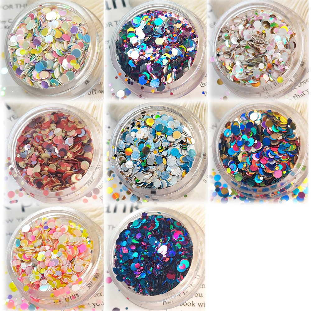 [Hàng mới về] Hộp sequin trang trí móng tay nghệ thuật