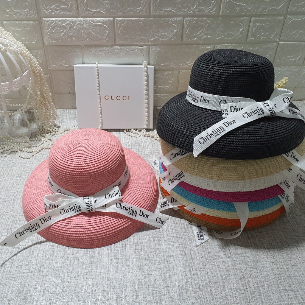 Mũ đi biển kiểu Chuông sang chảnh nơ xinh