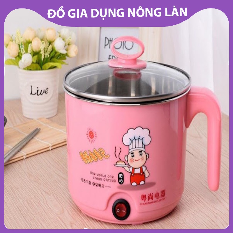 Ca nấu mỳ, lẩu mini đa năng nhỏ gọn tiện dụng NL Shop