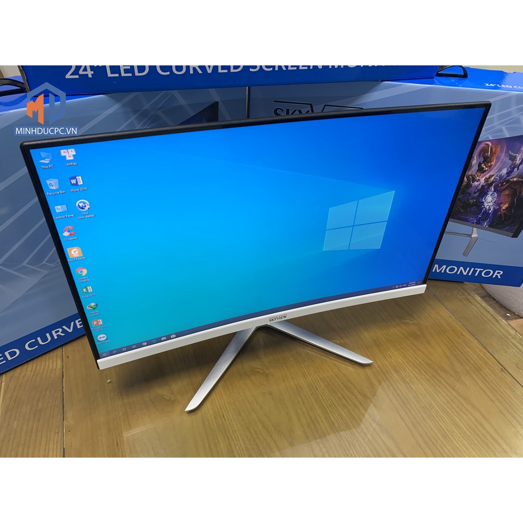 Màn hình 24 inch SKYVIEW Q2420 LED cong Full viền 75Hz siêu sang chảnh - thời thượng | BigBuy360 - bigbuy360.vn