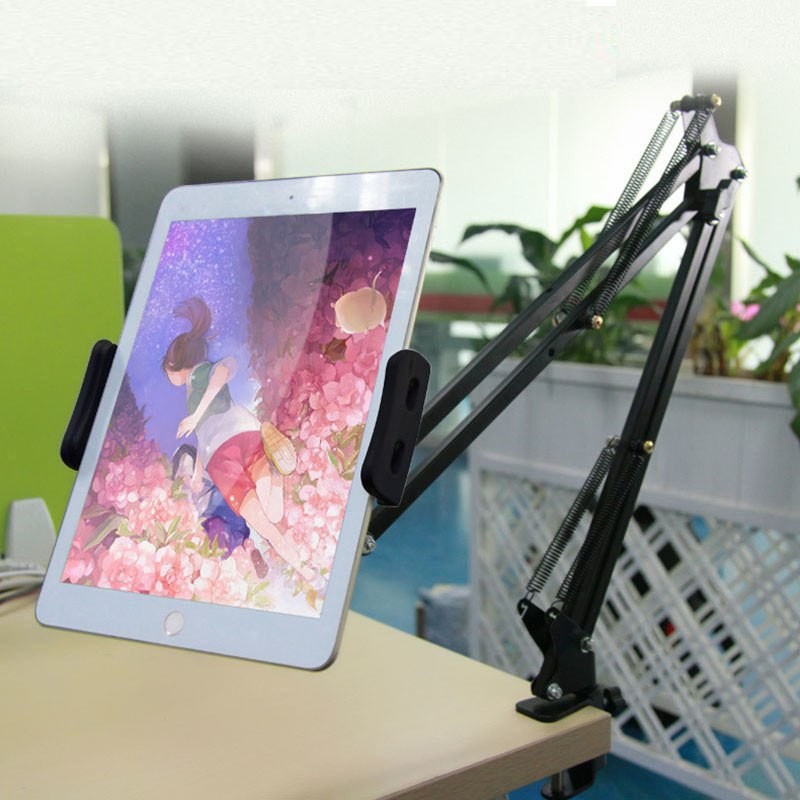 Giá Đỡ Kẹp Ipad, Máy Tính Bảng, Điện Thoại, Nintendo Switch Stands Để Đầu Giường, Cạnh Bàn Xoay 360 Độ