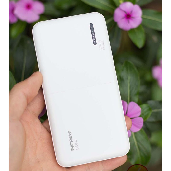 Pin dự phòng Arun mini 3 10000mah Cổng TypeC – Sạc dự phòng siêu mỏng 2 cổng Type C Micro USB youngcityshop 30.000