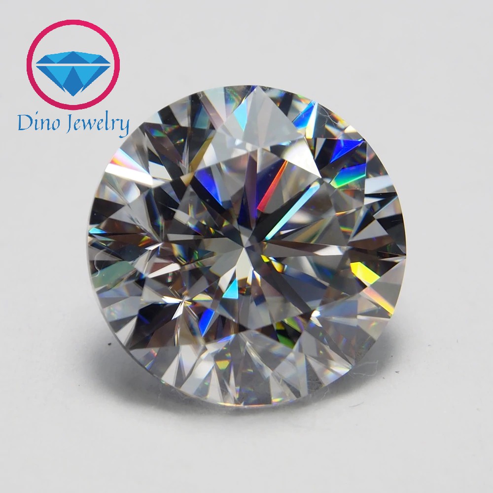 Kim cương nhân tạo cao cấp Moissanite 8H&A (size 4-7.5 mm)