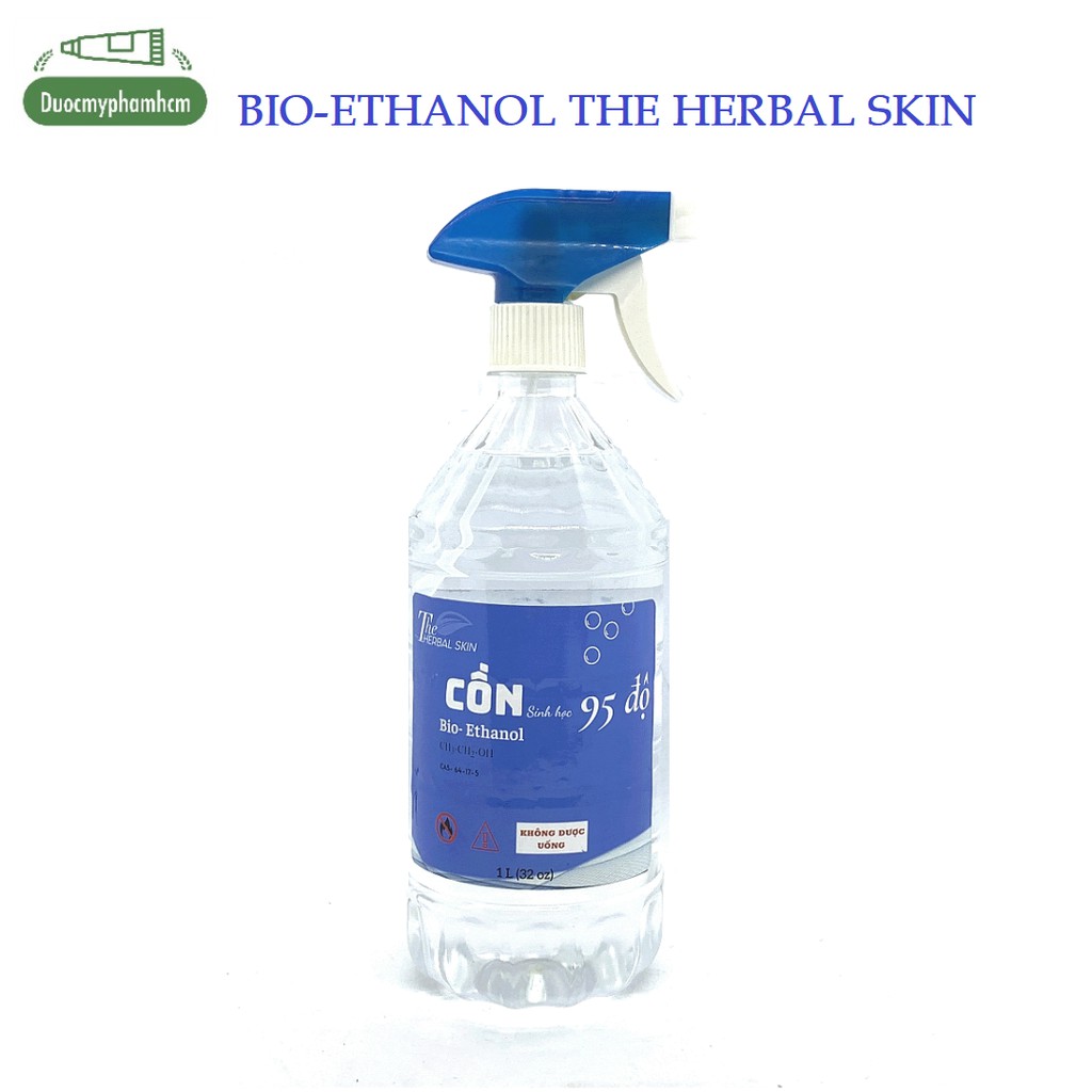 Cồn sinh học sát khuẩn organic The Herbal Skin 1000ml có vòi