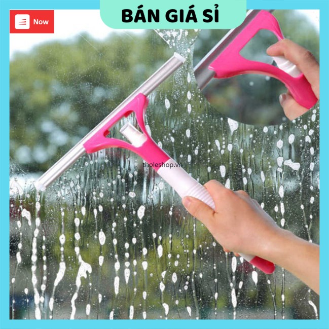 Cây lau kính  GIÁ VỐN] Dụng cụ lau kính cầm tay thân nhựa tiện lợi, thiết kế nhỏ gọn, nhẹ nhàng, dễ di chuyển, an toàn