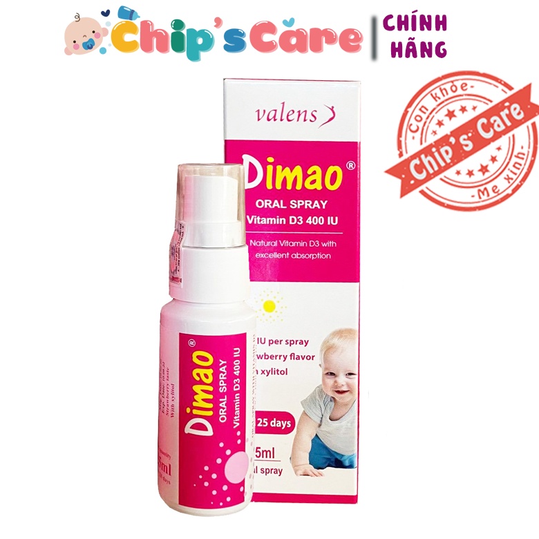 Vitamin dạng xịt Dimao D3 400iu cho bé