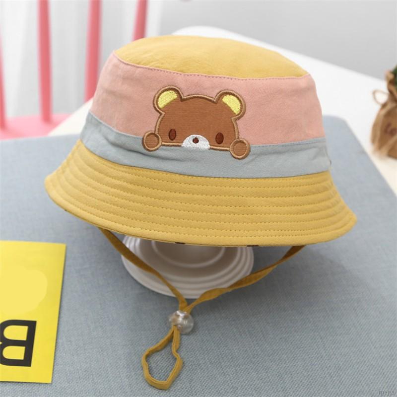 Mũ Bucket hoạ tiết thêu cho bé