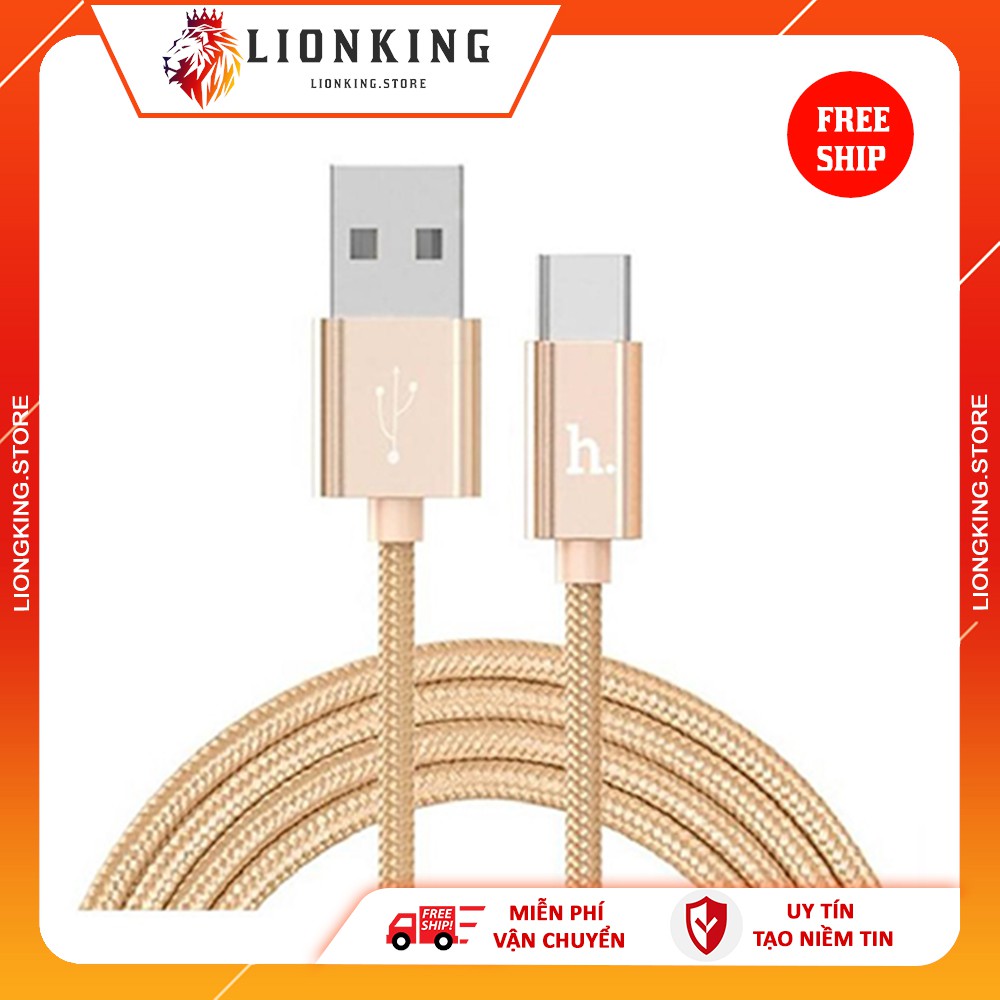 Cáp sạc Hoco ⚡FREESHIP50k⚡ X2 Type-C - Cho Huawei, Oppo loại 1m cao cấp hỗ trợ sạc nhanh