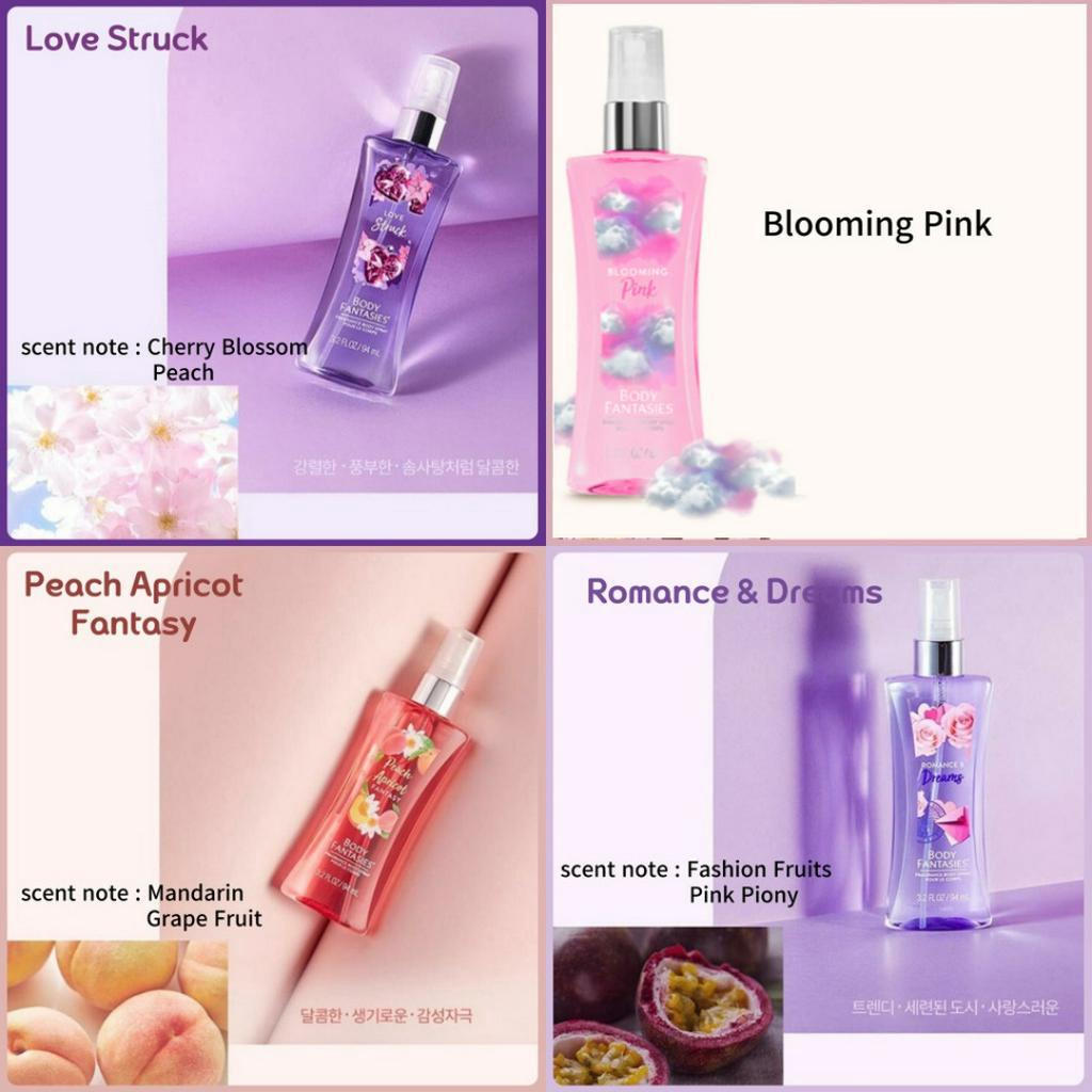 Sương Mù Cơ Thể Chữ Ký 8 Kiểu Từ Hàn Quốc