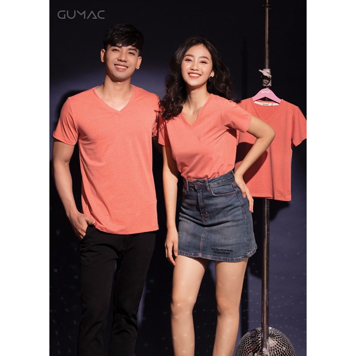 [Mã WABRGU100 giảm 15% đơn 249K tối đa 100k] Áo thun cổ tim cơ bản cho bé GUMAC ATK12021 | BigBuy360 - bigbuy360.vn