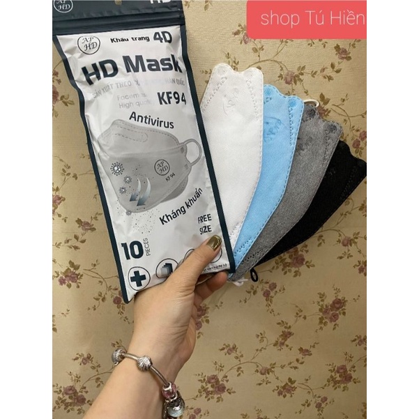 Combo 100 Chiếc khẩu Trang KF94 Hàn Quốc HD AN PHONG